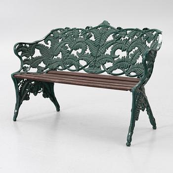 Garden bench, Byarum, late 20th century.