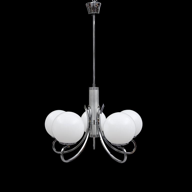 TAKLAMPA, 1900-talets mitt. Höjd ca 79 cm.