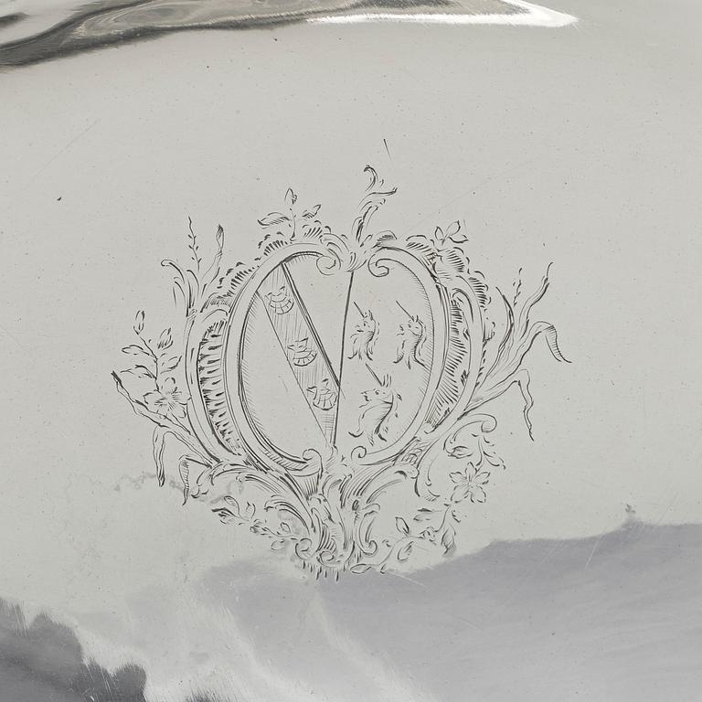 Brödkorg, silver, London 1780. George III.