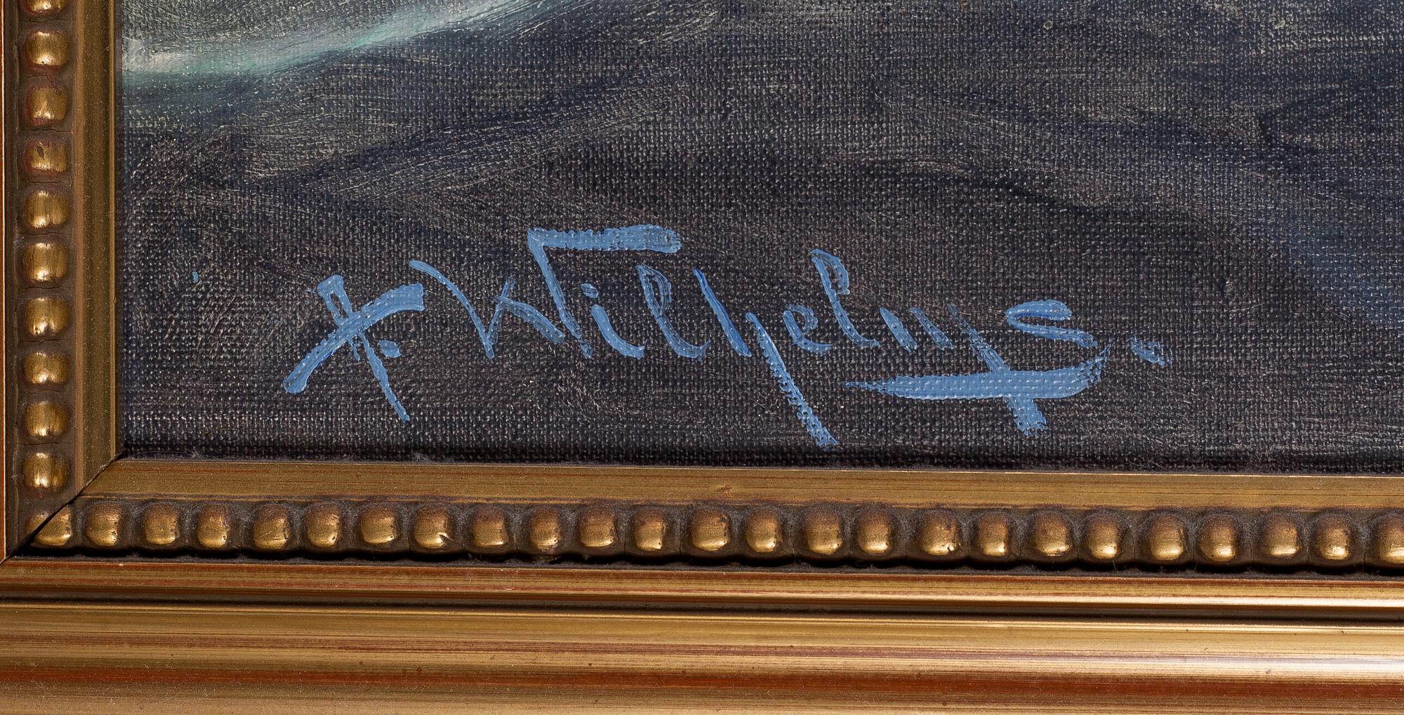 Alexander Wilhelms, olja på duk, signerad.