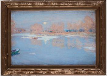 William Blair Bruce, "Hiver à Grèz (Seine-et-Marne)".