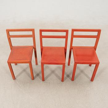 Boris Berlin & Poul Christiansen (Komplot design), chairs 7 pcs "Non" for Källemo 2000s.