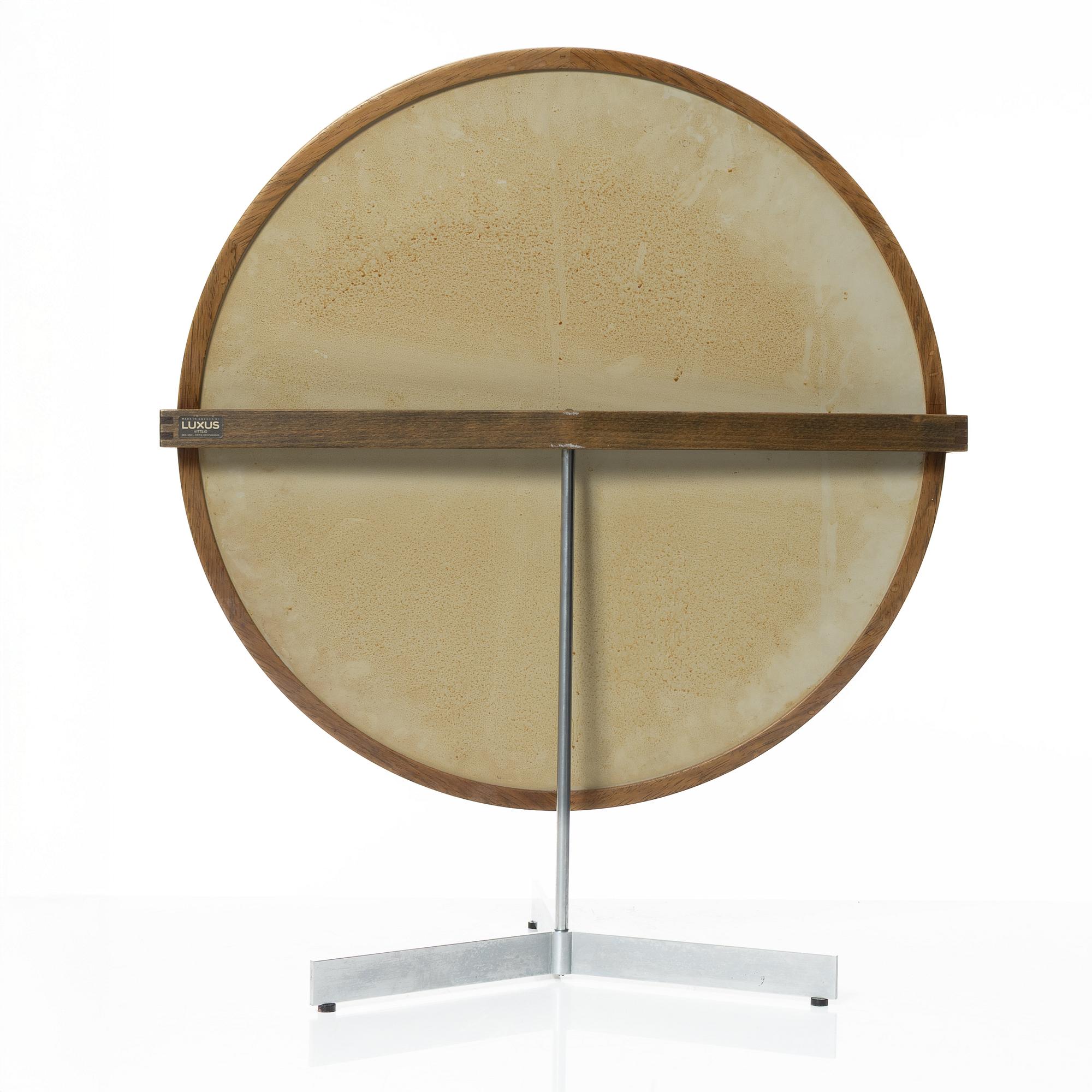 Uno & Östen Kristiansson, a table mirror, Luxus, Vittsjö, 1960s.