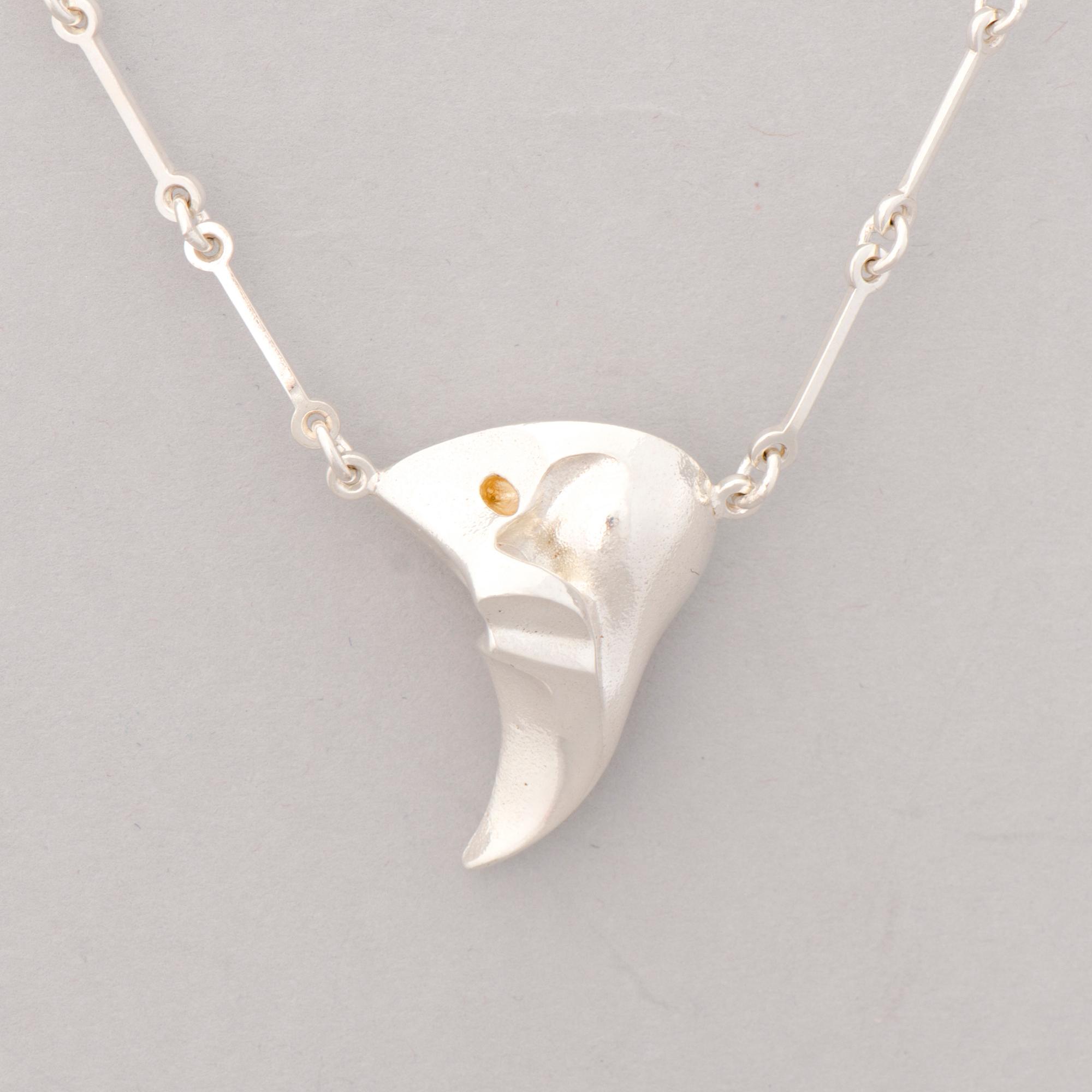 NECKLACES, 4 pcs, silver. Lapponia 1978-91.