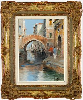 Wilhelm von Gegerfelt, At the Bridges, Venice.