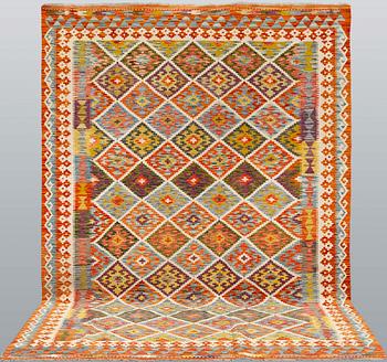 A carpet, kilim, ca 290 x 207 cm.
