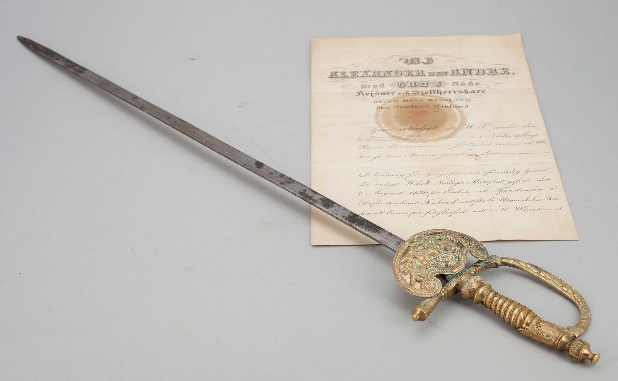 ÄMBETSMANNAVÄRJA SAMT KEJSERLIGT ÖPPET BREV, Ryssland resp. Storfurstendömet Finland, 1800-talets andra hälft.