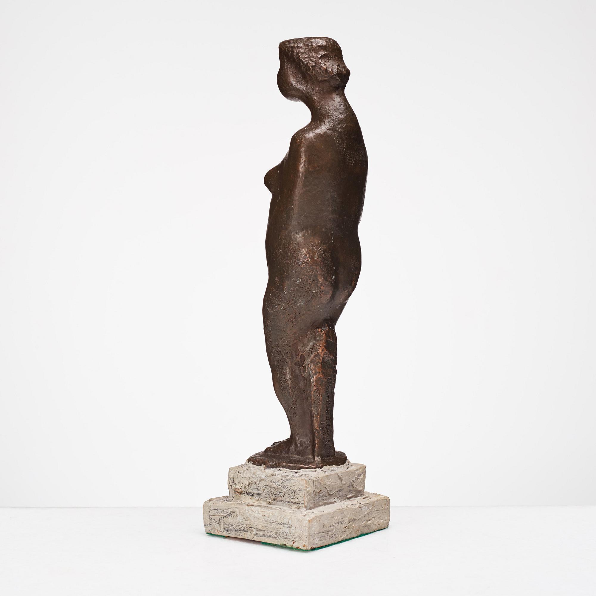 BROR MARKLUND, bronze sculpture, signed Bror Marklund, numbered 8/85, dated 1945.