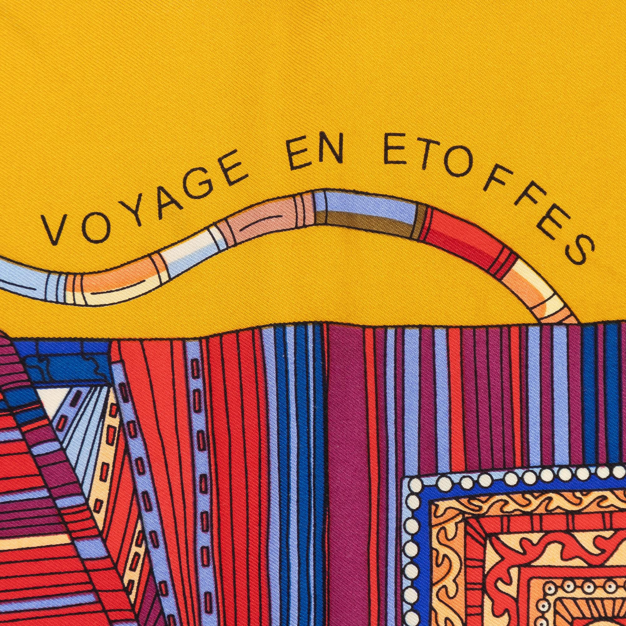 Hermès, scarf, "Voyage en Etoffes".