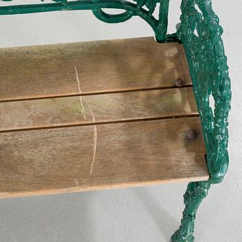 An early 20th century garden sofa.