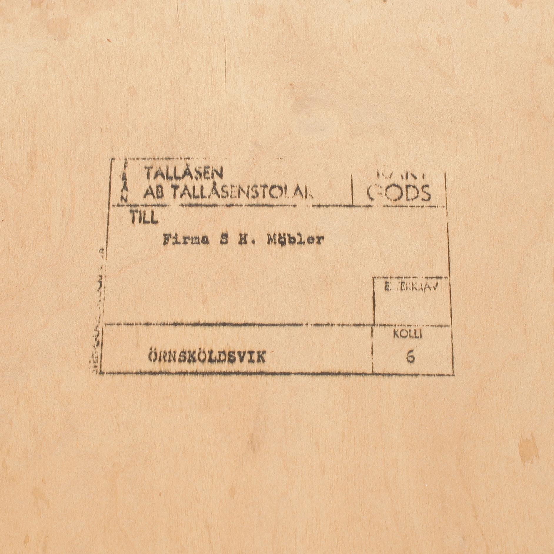 BORD OCH STOLAR, 1+4 delar, Tallåsen.