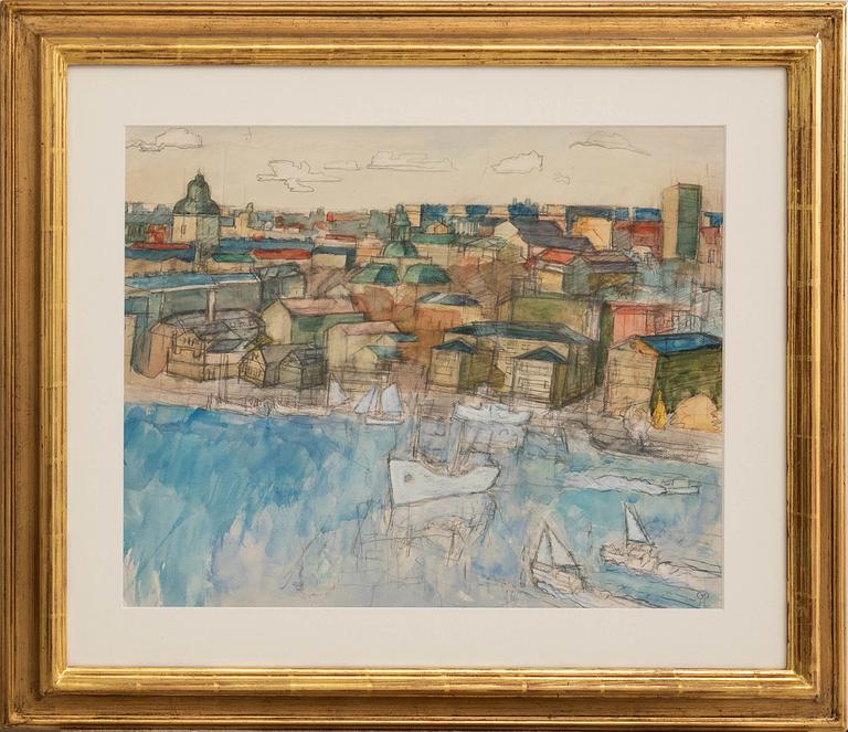 Hilding Linnqvist, View of Stockholm.