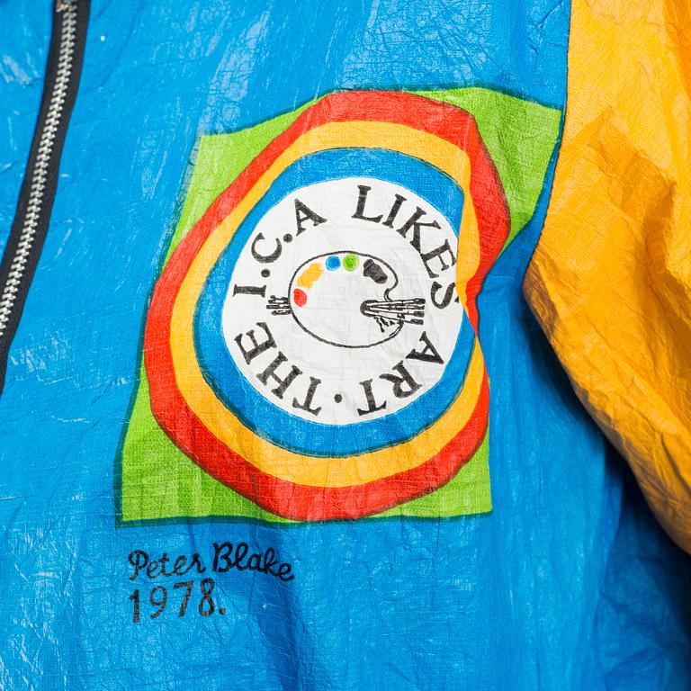 A Peter Blake jacket for I.C.A, 1978.