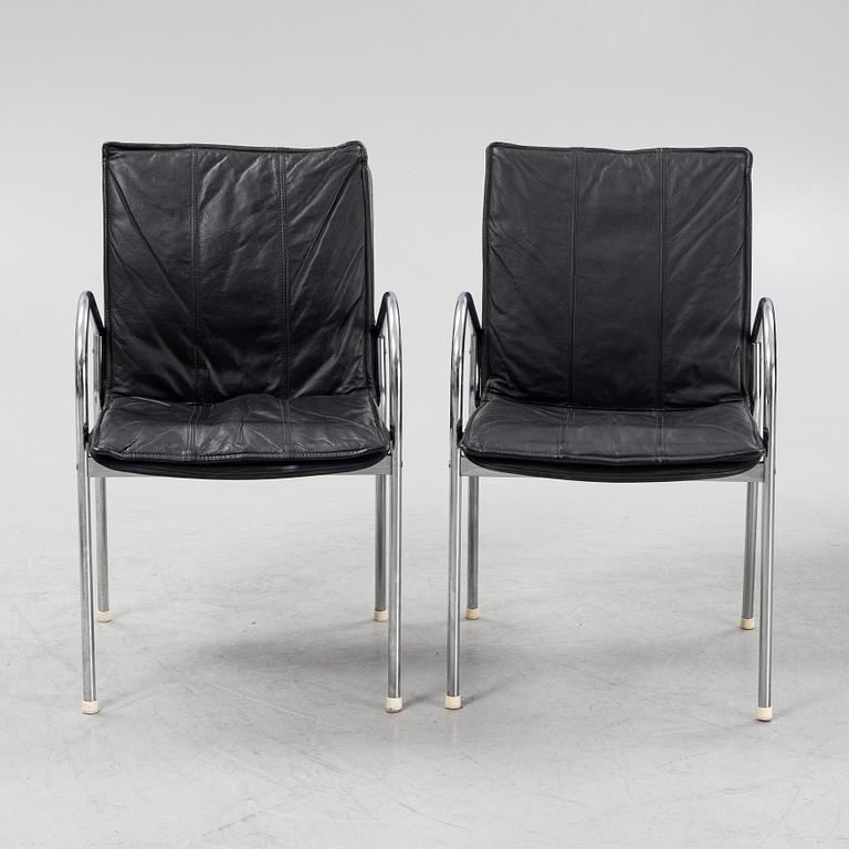 Six chairs, 'Talus', Knut & Marianne Hagberg, IKEA, 1990's.