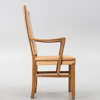 Carl Malmsten, Armchair, “Gustavus”, Åfors Möbelfabrik, second half of the 20th century.