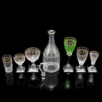 A part 'Junior' glass service, Kosta (74 pieces).