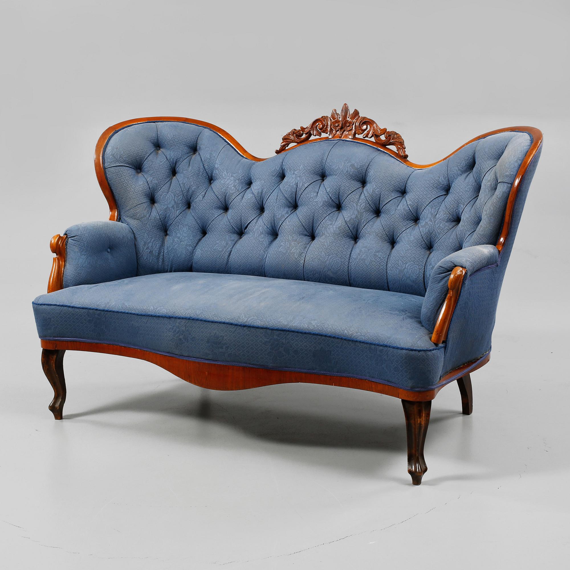SOFFA, nyrokoko, 1800-talets andra hälft.