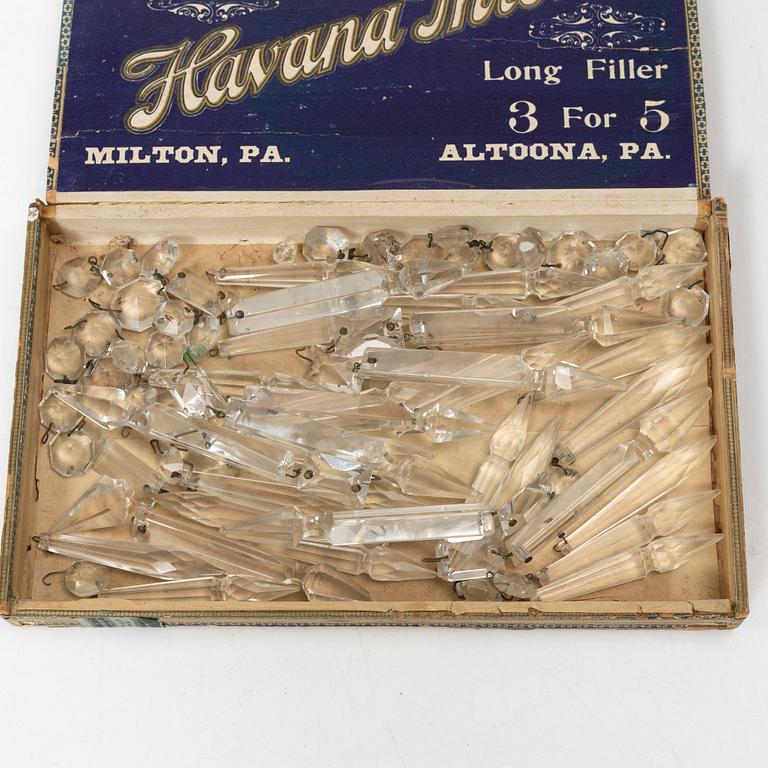 A pair of Oscarian candelabras, Sweden, late 19th century.