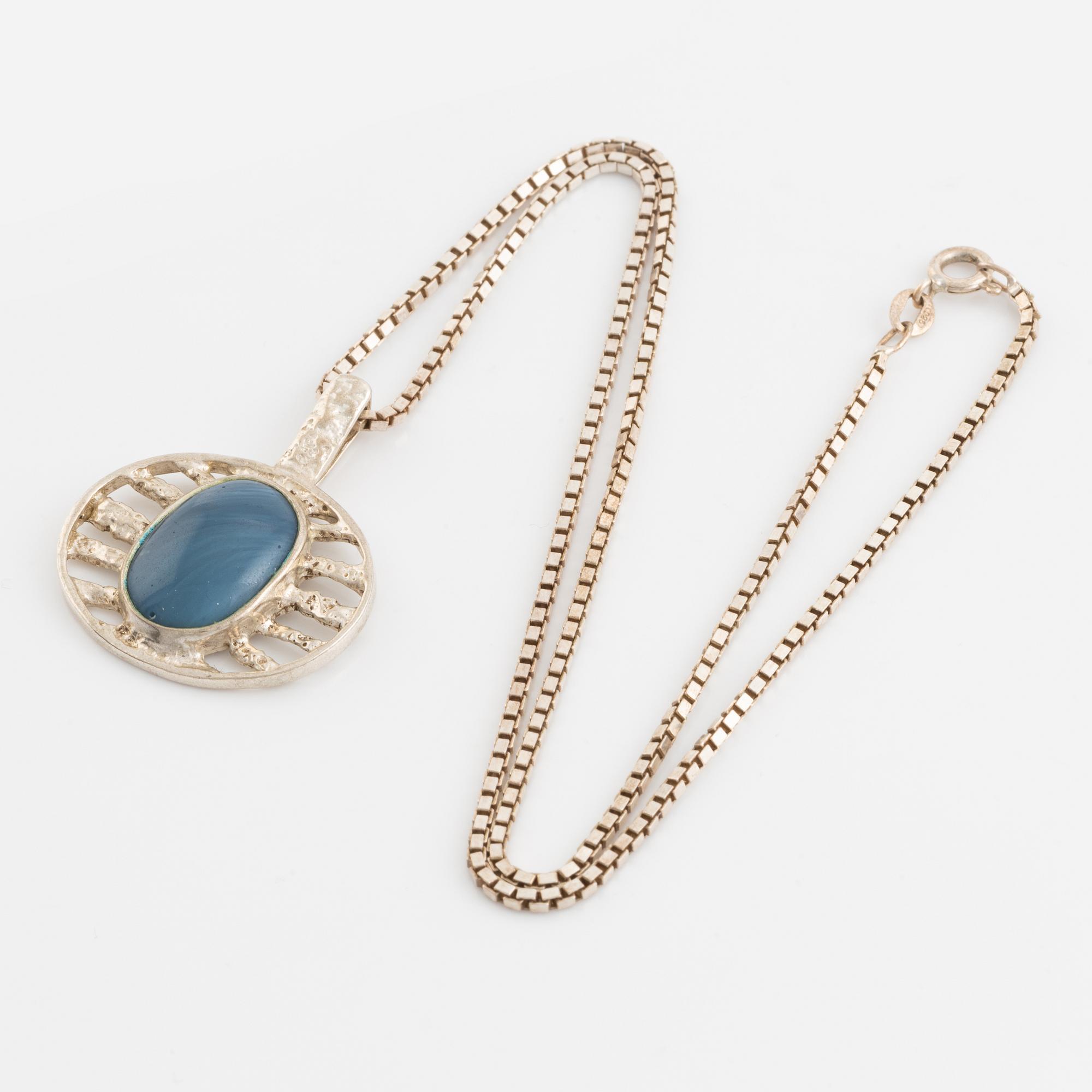 Silver necklace, Ove Nordström.