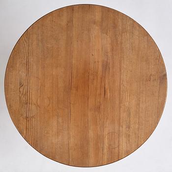 Axel Einar Hjorth, probably, a stained pine table, Nordiska Kompaniet, Sweden.