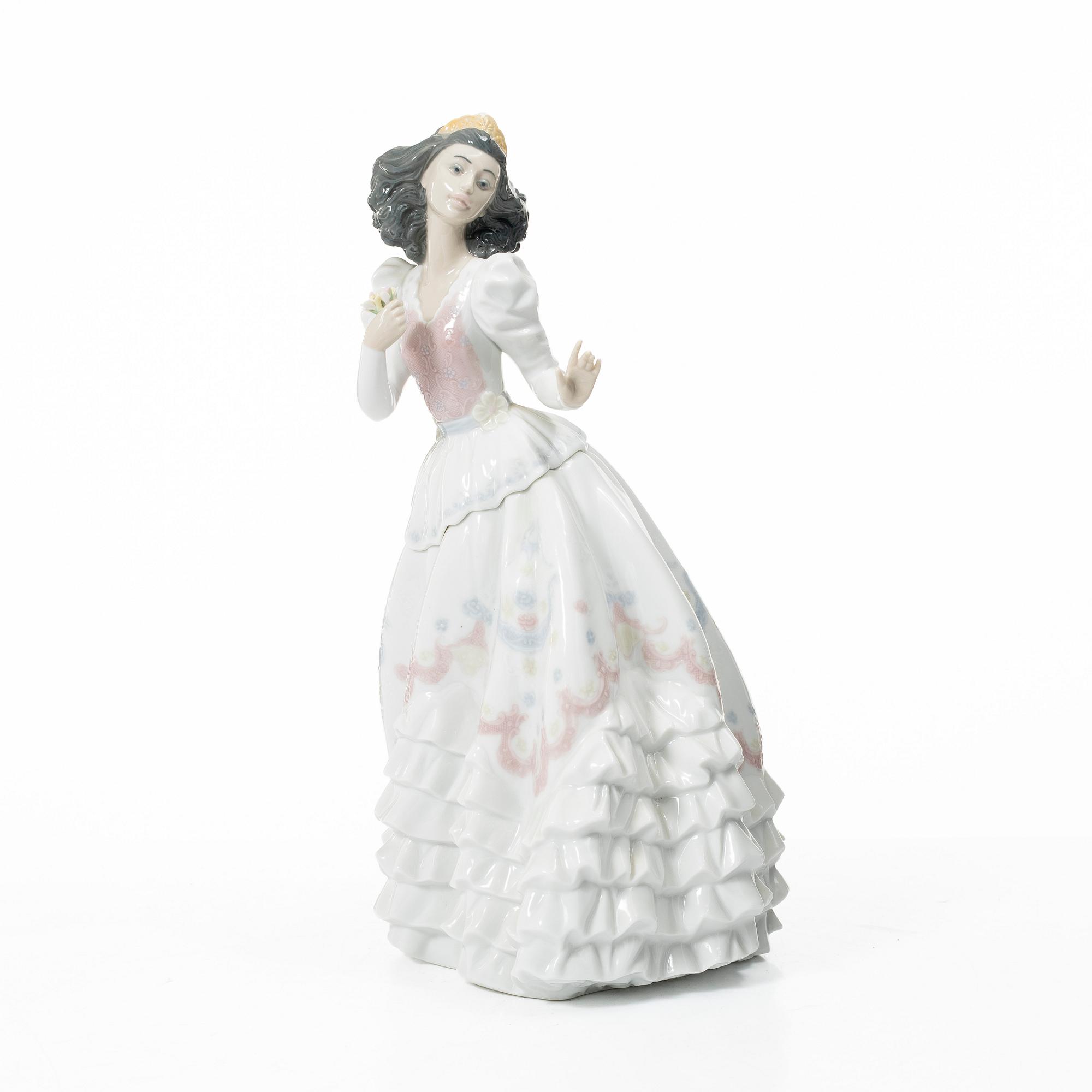 Lladró, figurin, "Quinceanera", Spanien.