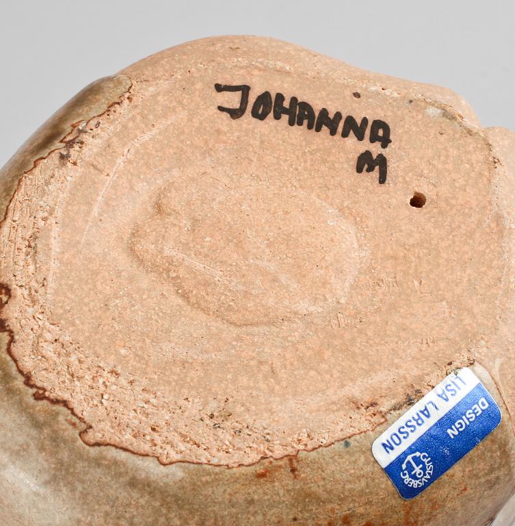 FIGURINER, 4 st, stengods, Lisa Larson, Gustavsberg, 1900-talets andra hälft.