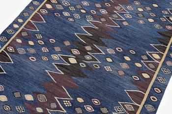 Barbro Nilsson, a 'Snäckorna' carpet,  tapestry weave, c. 219 x 144 cm, signed AB MMF BN.