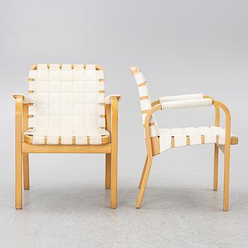 Alvar Aalto, karmstolar 4 st, modell 45, Artek.
