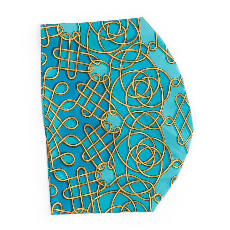 HERMÈS, a silk turban.