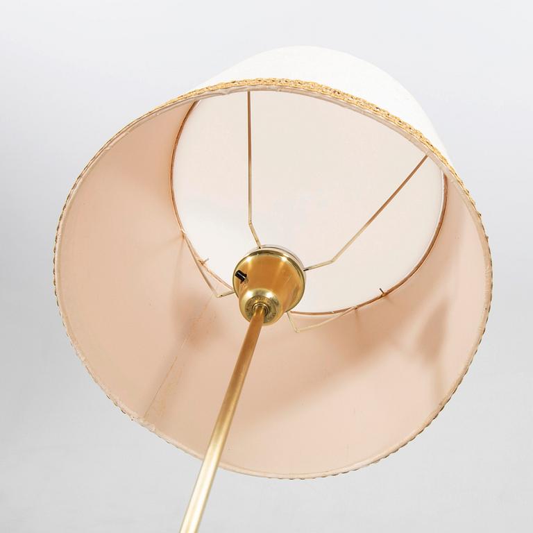 Floor lamps, a pair, mid-20th century.