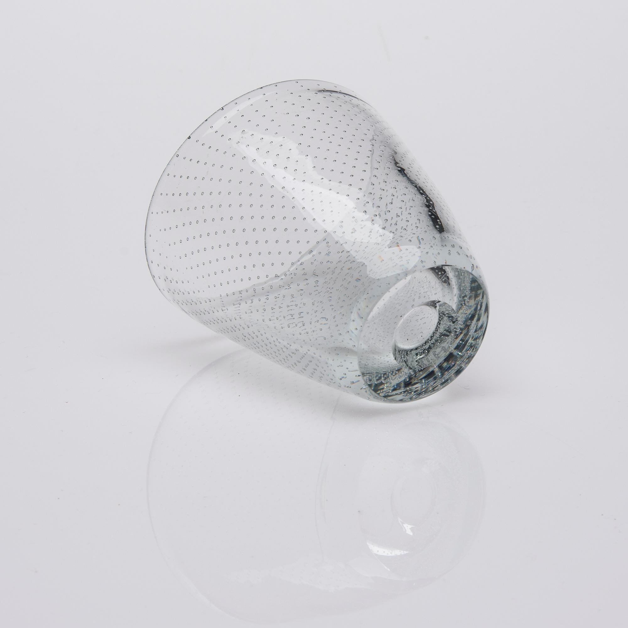 VAS, glas, signerad G. Nyman, Nuutajärvi, Notsjö, -54.