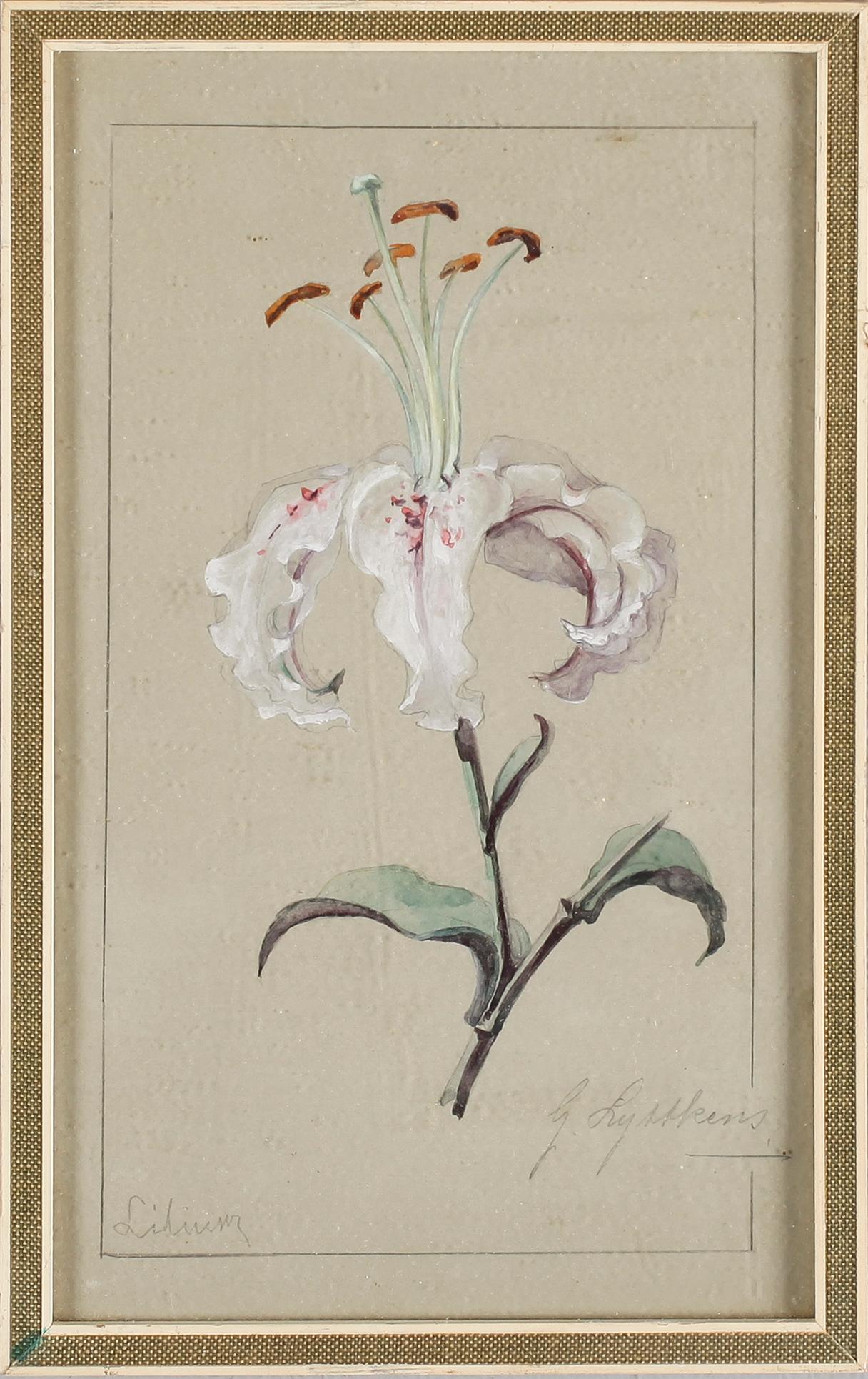 GERDA LYTTKENS, 10 st, akvareller, signerade.