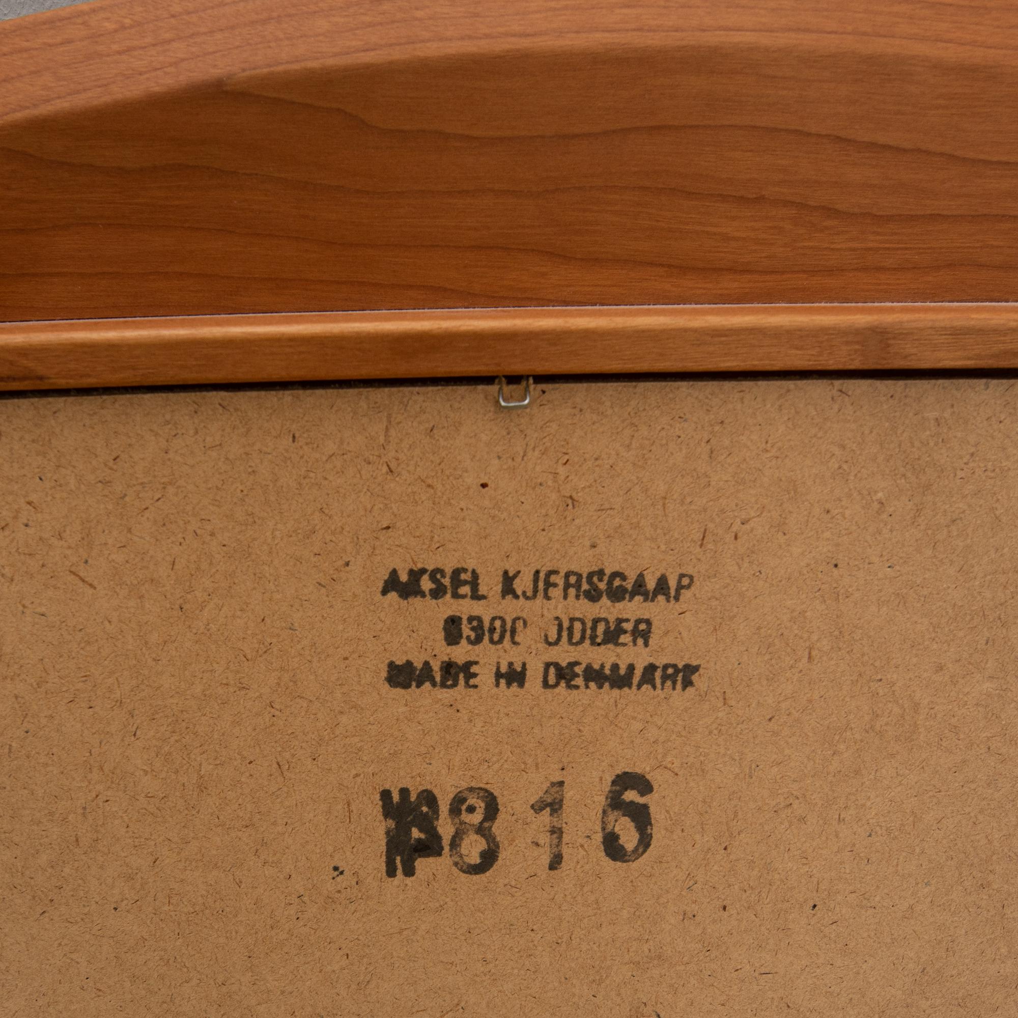 Aksel Kjersgaard mirror, late 20th century, Denmark.