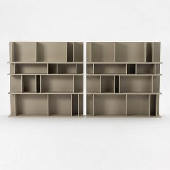 Morten Georgsen, "Como", two bookshelves, BoConcept, 21st Century.