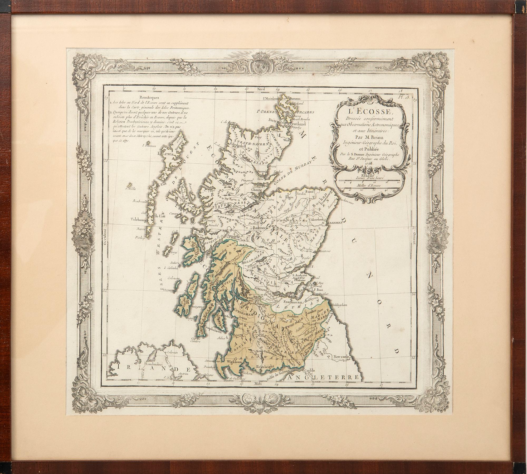 Maps of Europe, 8 pcs., 18th century, France.