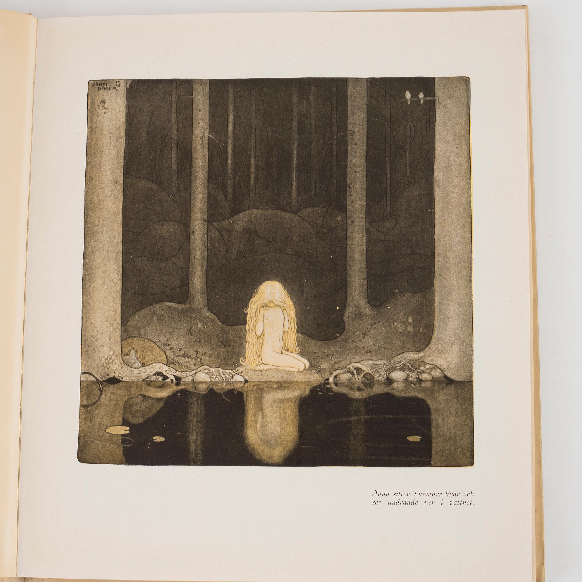 John Bauer, book "John Bauers Bästa", Åhlén & Åkerlunds Förlag, Albert Bonnier, Stockholm 1932.