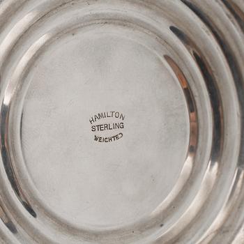 PARTI SILVER, 7 delar, bl.a Guldsmedsbolaget, Stockholm 1909. Total silvervikt ca 150 g.