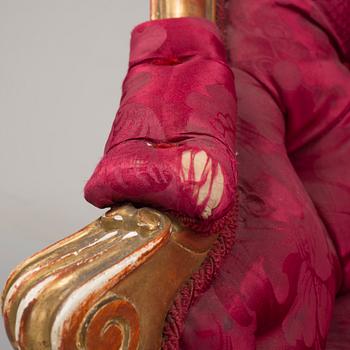 SOFFA, rokokostil, sent 1800-tal.