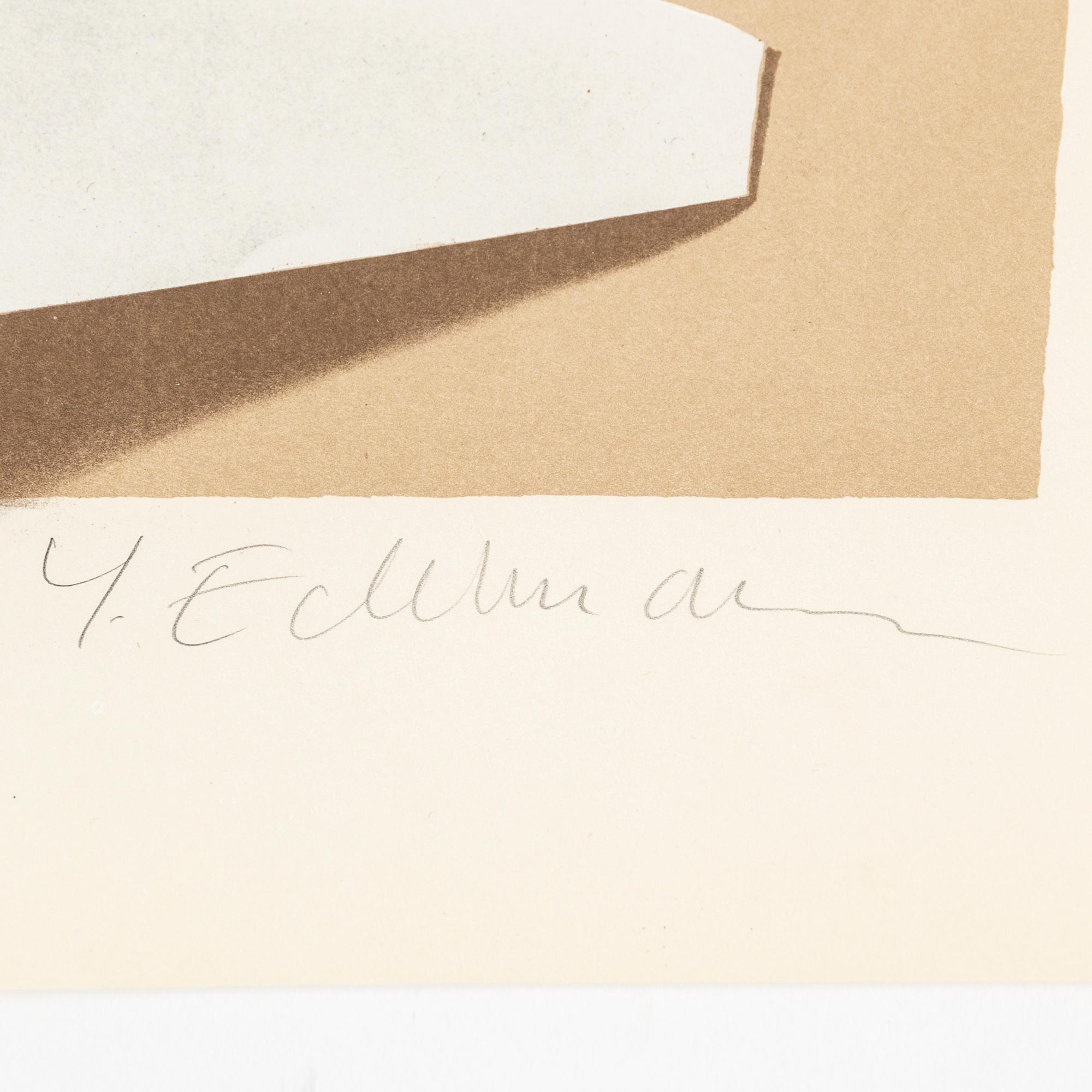 YRJÖ EDELMANN, lithograph in colours, signed Y. Edelmann in pencil. HC.