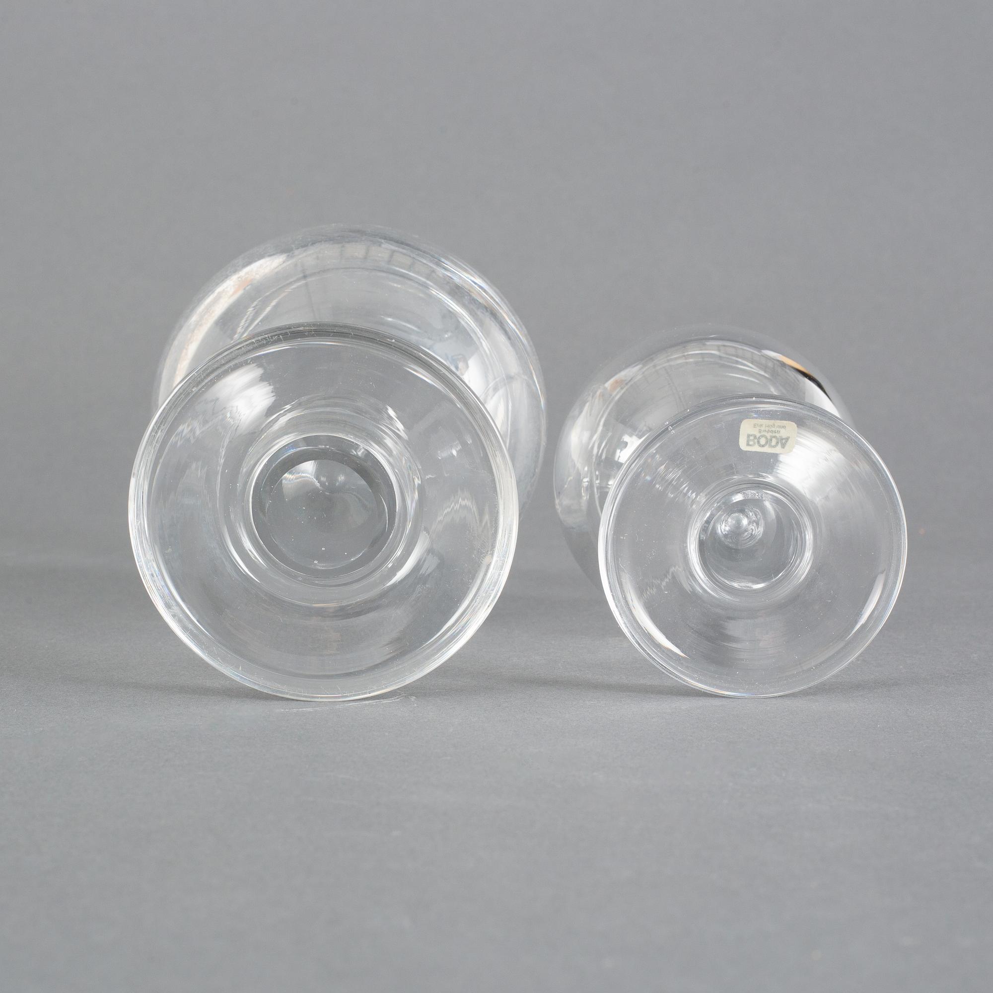 Erik Höglund, glass, 12 + 12, "Fars glas", Boda, second half of the 20th century.