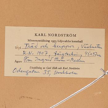 Karl Nordström, Klippa och träd.