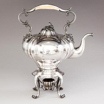 SAZIKOV, A Russian silver tea kettle, mark of Sazikov, Saint Petersburg 1847.