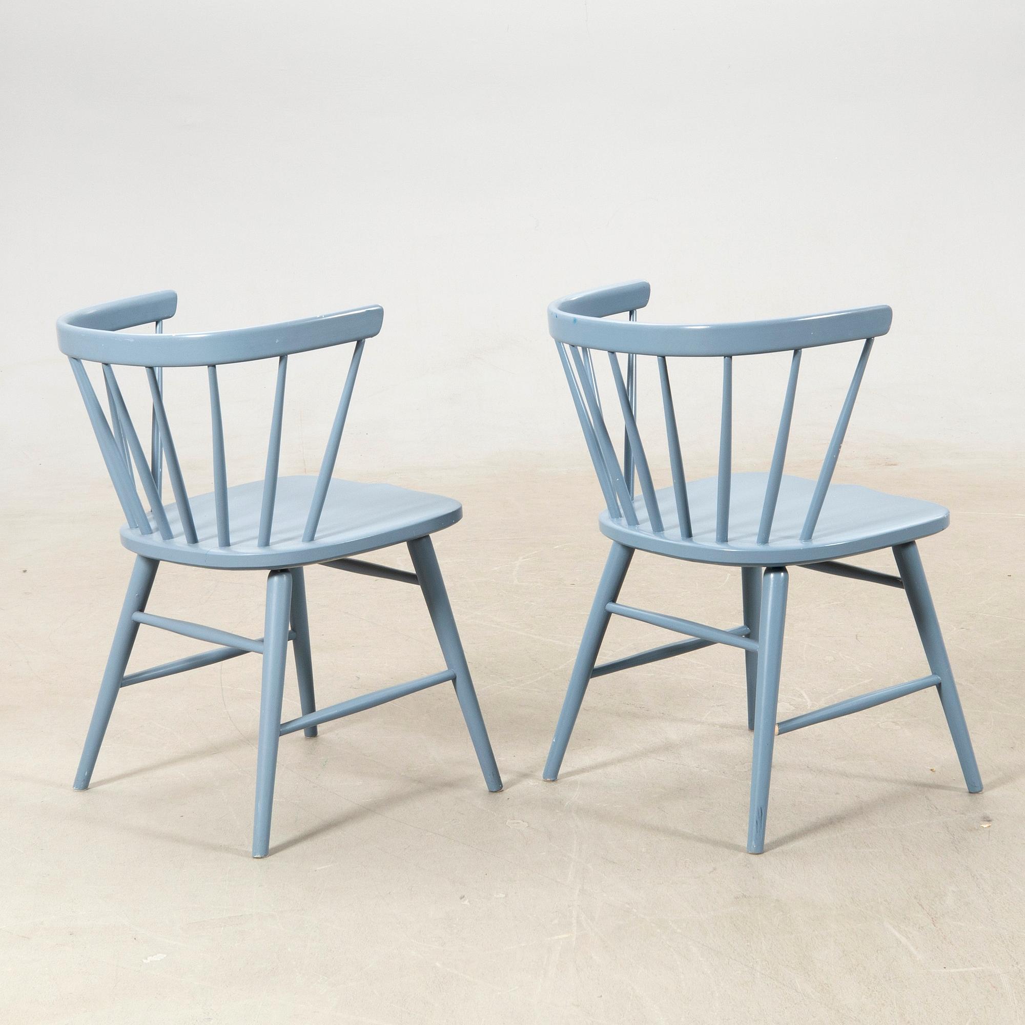 Armchairs, a pair "Florida", Bröderna Wigells Stolfabrik, second half of the 20th century.