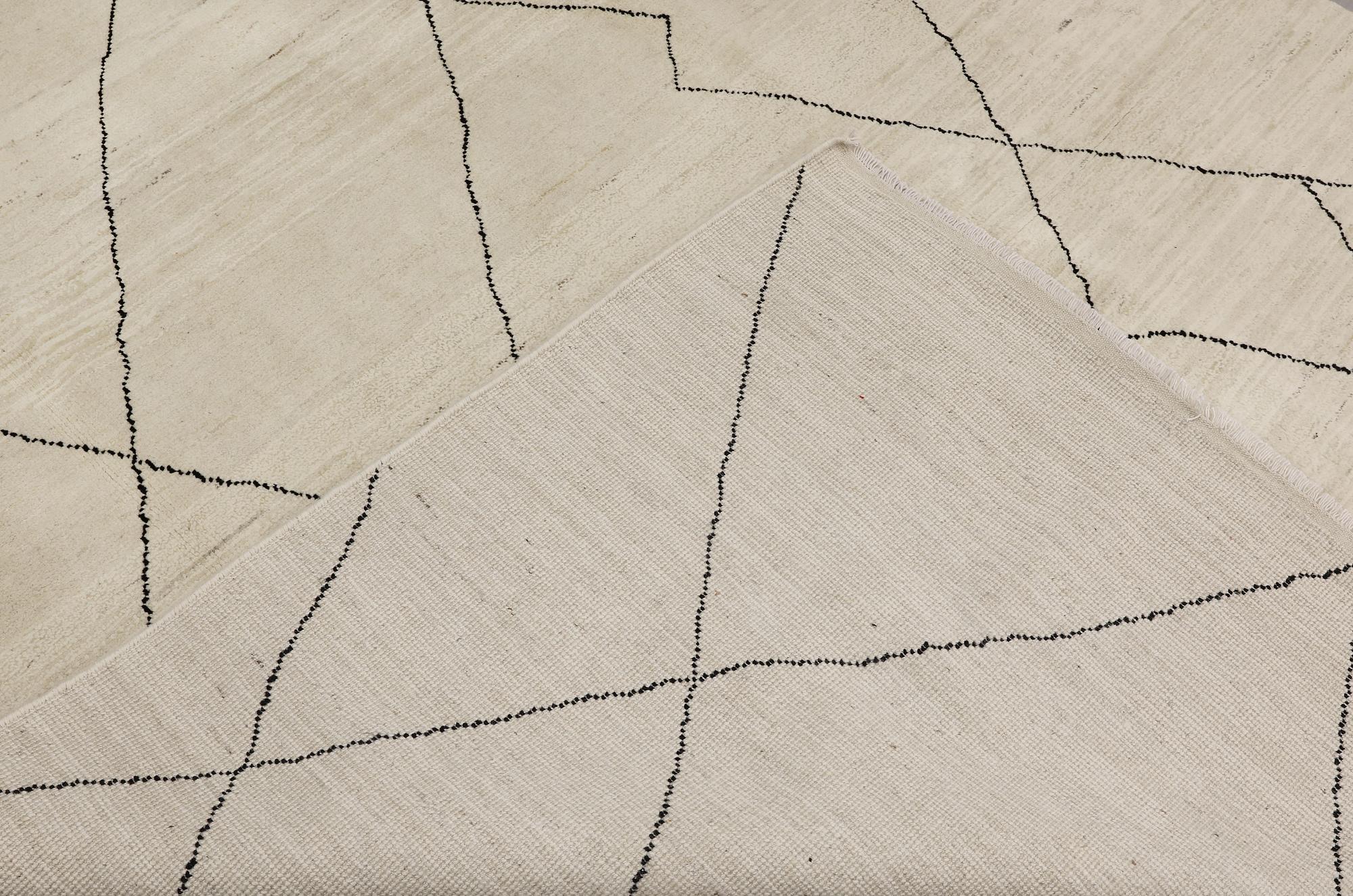 A Moroccan carpet, 293 x 200 cm.