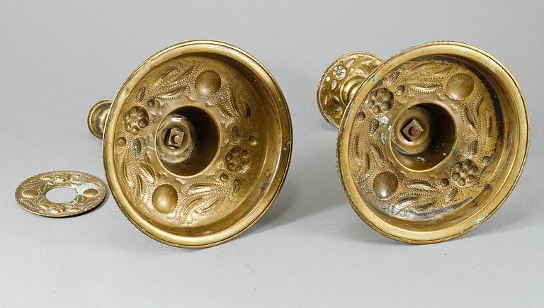 LJUSSTAKAR, ett par, barockstil, 1900-tal.