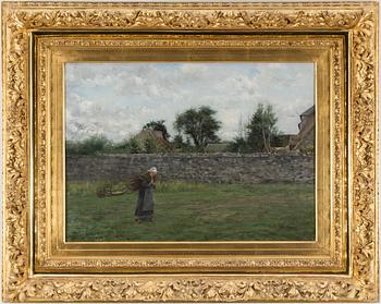 OTTO HAGBORG, oil on canvas, signed Otto Hagborg.