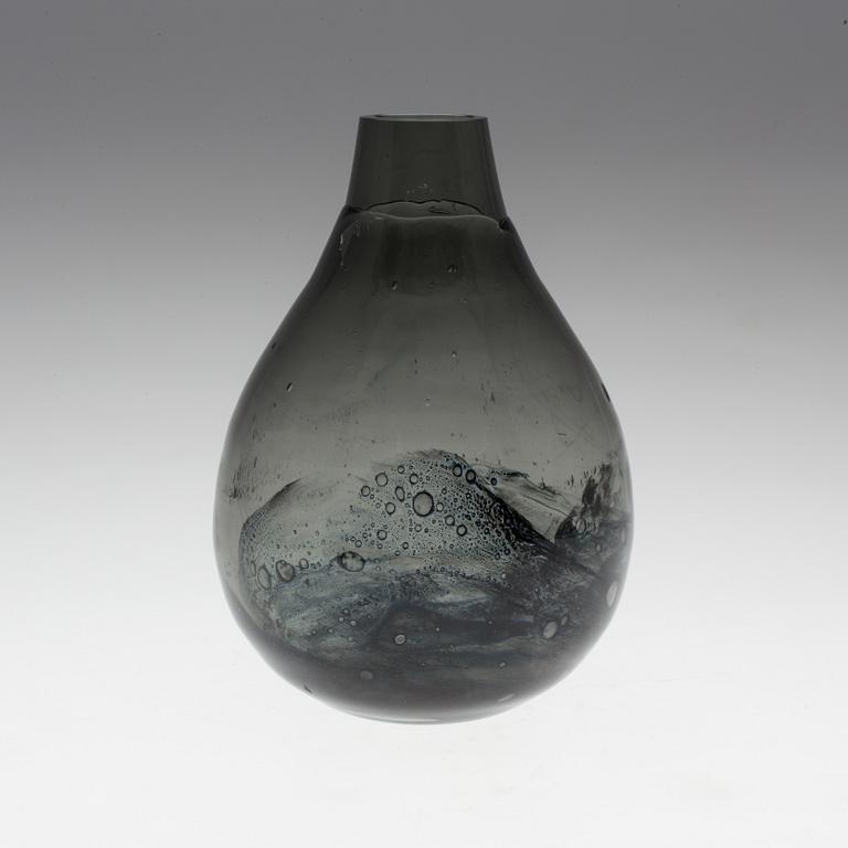 EVA ENGLUND, an 'Eldlek' glass vase from Pukeberg, unsigned.