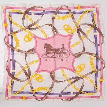 CÉLINE, scarf and twilly.