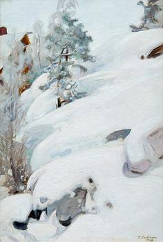 49. Pekka Halonen, "WINTER LANDSCAPE".