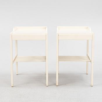 Bertil Fridhagen, a pair of bedside tables, Bodafors, 1960's.